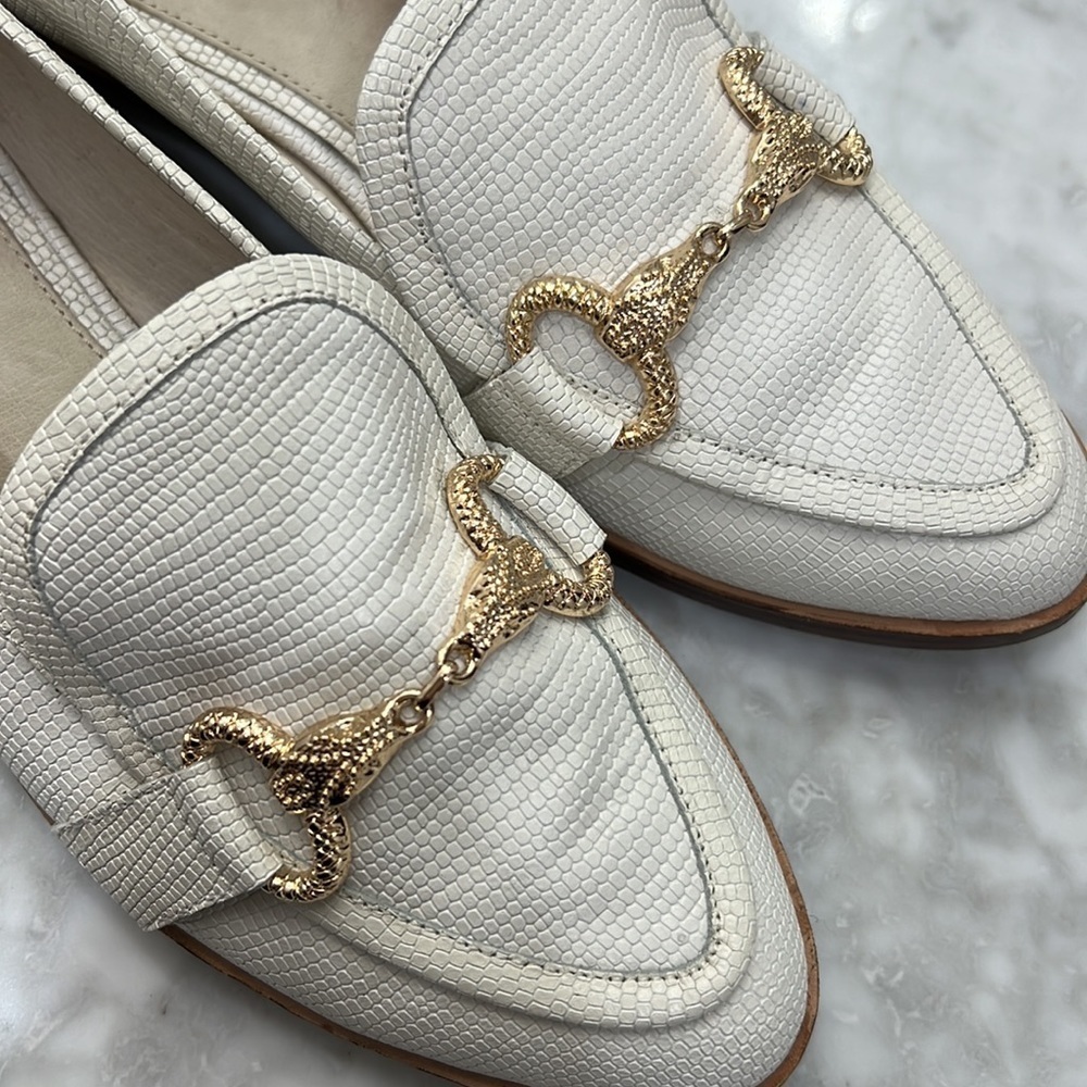 White Cecelia New York Loafers - Picture 4 of 12